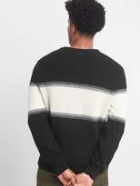 Thumbnail for your product : Gap Rugby-stripe shaker stitch crewneck sweater