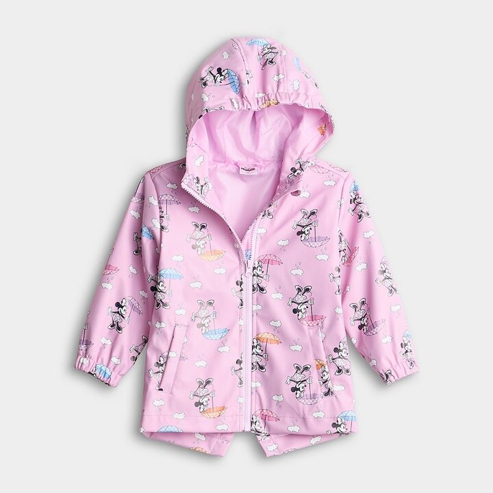 Dream Wave Toddler Girl Dreamwave Disney’s Minnie Mouse Hooded Rain Jacket