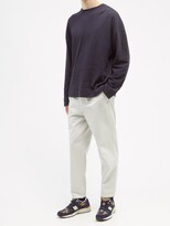 Thumbnail for your product : Raey Tapered Cotton Chino Trousers - Light Grey