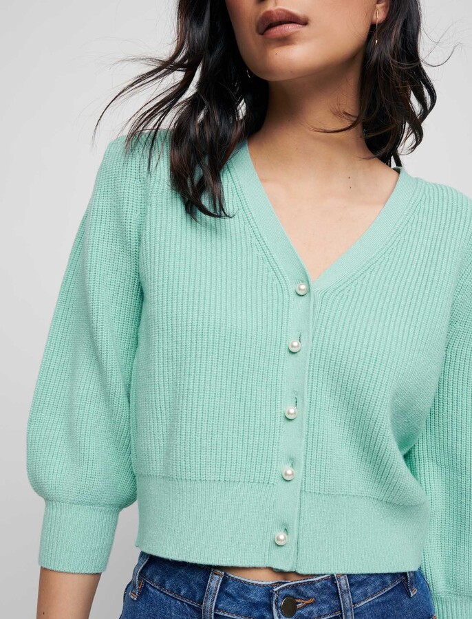 white stuff pink cardigan