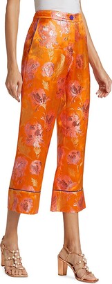 Etro Floral Jacquard Pants