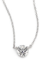 Thumbnail for your product : Kwiat Diamond & Platinum Large Solitaire Pendant Necklace