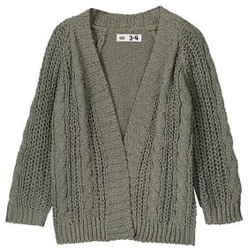 silver baby cardigan