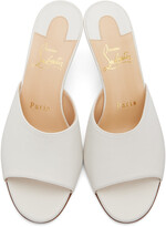 Thumbnail for your product : Christian Louboutin White East 55 Mules