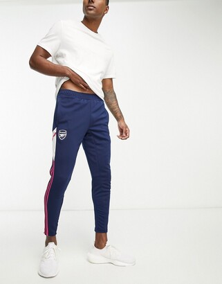 adidas Football Arsenal training joggers in navy - ShopStyle Trousers