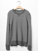 Thumbnail for your product : Gap Contrast waffle-knit sweater