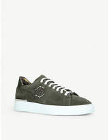 Thumbnail for your product : Philipp Plein embellished suede trainers