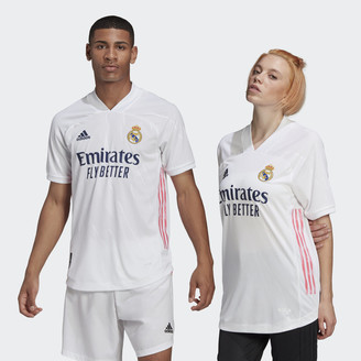 adidas Real Madrid 20/21 Home Authentic Jersey White L Mens ...