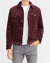 bdg sherpa corduroy trucker jacket