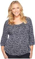 Thumbnail for your product : MICHAEL Michael Kors Size Willow Peasant Top