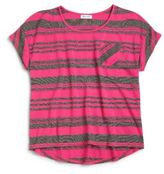 Thumbnail for your product : Splendid Girl's Lurex Striped Top