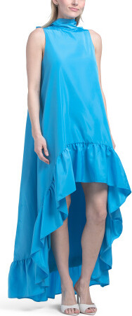 TJMAXX Hi-Lo Tafeta Dress For Women Polyester