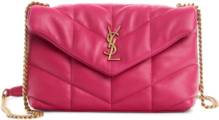 Saint Laurent Toy Loulou Puffer Quilted Leather Crossbody Bag