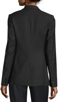 Thumbnail for your product : Theory Aaren Continuous Wool-Blend Jacket, Black
