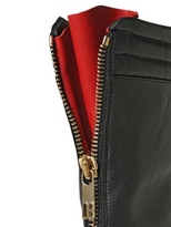 Thumbnail for your product : Bikkembergs 110mm Zipped Leather Wedged Boots