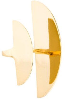 Alexis Bittar Metallic Liquid Shield Ring