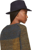Thumbnail for your product : A.P.C. Navy Wool Fishing Hat