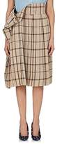 Thumbnail for your product : Balenciaga Women's Checked Draped-Waist Twill Skirt