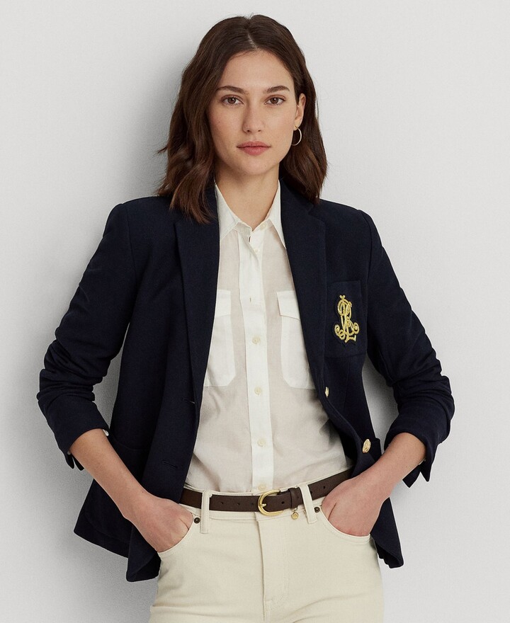 Lauren Ralph Lauren Petite Bullion Jacquard Blazer