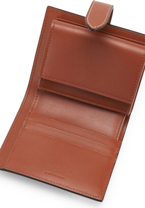 Small Strap Wallet in Triomphe Canvas and Lambskin - CELINE