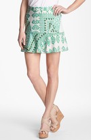 Thumbnail for your product : Collective Concepts Mix Print Ruffle Skirt