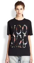Thumbnail for your product : McQ 'Voodoo Child' Print-Appliquéd Cotton Tee