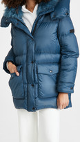 Thumbnail for your product : Army by Yves Salomon Shearling Tibet Trimmed Coat
