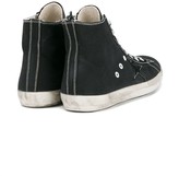 Thumbnail for your product : Golden Goose Black Canvas Superstar Hi Top Sneakers