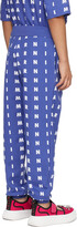 Thumbnail for your product : Marni Kids Blue Printed Lounge Pants