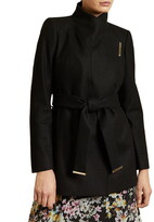 Thumbnail for your product : Ted Baker Roses Wool Wrap Coat