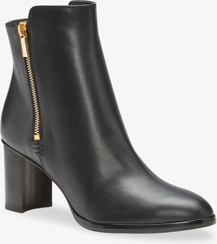 Sarah Flint Perfect Zip Bootie 70 - Black Calf