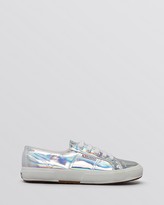 Thumbnail for your product : Superga Flat Lace Up Sneakers - Mirror Metallic