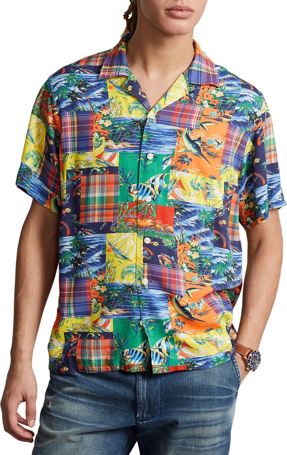 Polo Ralph Lauren Patchwork Shirt | ShopStyle
