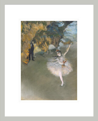 Astoria Grand The Star or Dancer on the stage by Edgar Degas -Framed Giclee Print