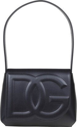 Dolce & Gabbana DG Logo Leather Shoulder Bag - Farfetch