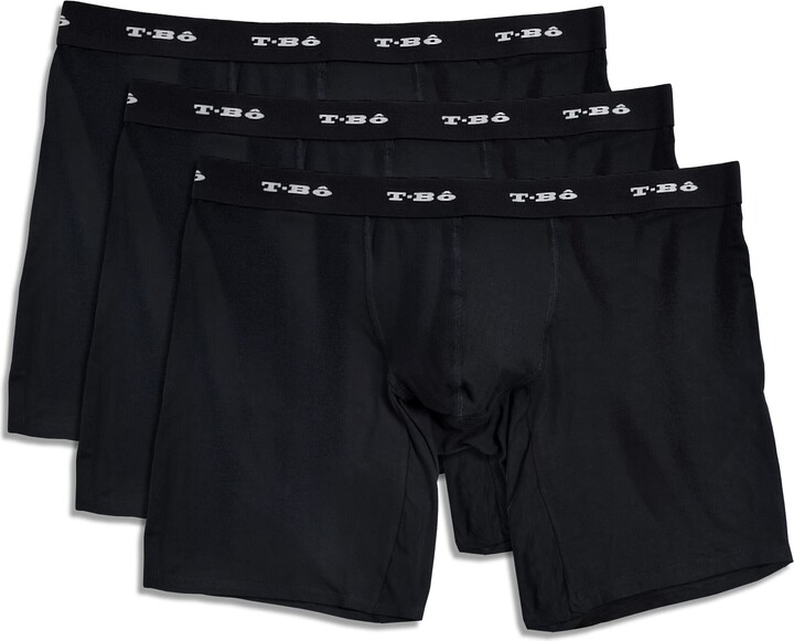T-BÔ TBô Men’s Bamboo Boxer Brief 3-Pack - The Most Comfortable Bamboo ...