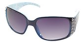 Thumbnail for your product : XOXO Rush Hour Black Blue Sunglasses