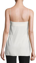 Thumbnail for your product : Helmut Lang High-Low Spaghetti Strap Tank, Ecru