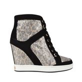 Thumbnail for your product : Jimmy Choo Panama Glitter High Top Trainers