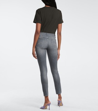 7 For All Mankind The Skinny Slim Illusions mid-rise jeans
