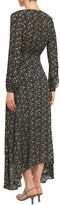 Thumbnail for your product : Paul Smith Asymmetric Floral-print Crepe De Chine Midi Dress