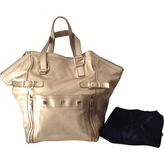 Thumbnail for your product : Yves Saint Laurent 2263 YVES SAINT LAURENT 100% Authentic YSL Yves Saint Laurent Downtown bag, Large Gold Metallic