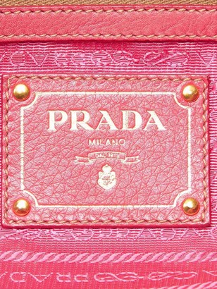 Prada Pre Owned Logo Lettering Satchel