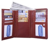 Thumbnail for your product : Leatherbay Women's Elegant Shopping Wallet - Cognac