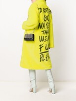Thumbnail for your product : Philipp Plein Graffiti-Print Faux-Fur Coat