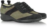 Thumbnail for your product : a. testoni A.Testoni  Two Tone Suede Sneaker