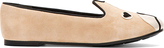 Thumbnail for your product : Marc by Marc Jacobs Beige Suede Shorty The Boston Terrier Critters Loafers