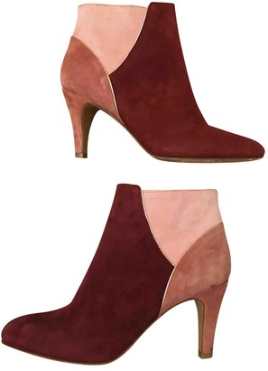 light pink suede shoes