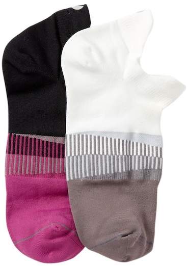 YUMMIE TUMMIE Athletic No-Show Socks - Pack of 2