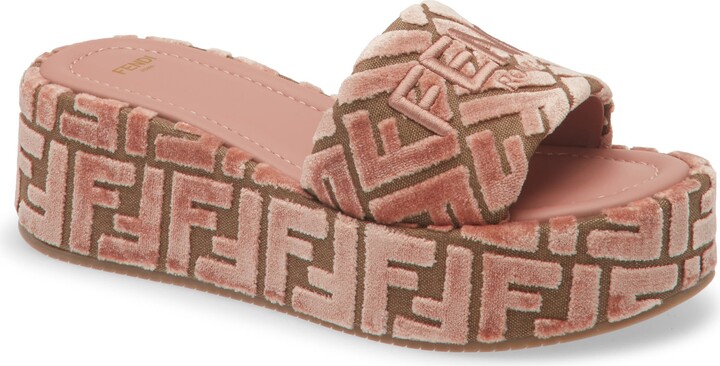 Sunshine Platform Wedge Slide Sandal